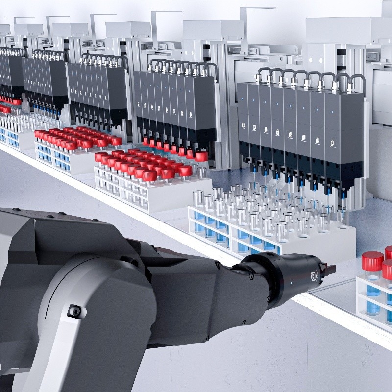 WEPG-serie Hoogprecisie Weeggripper voor 3C-elektronica met real-time weegfunctie