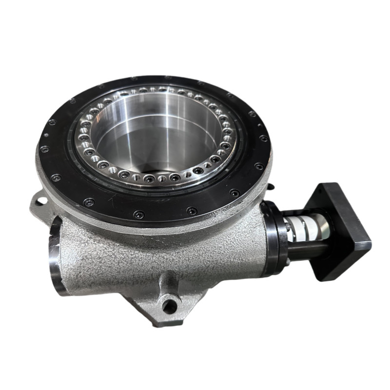 Laag geluid Hoog koppel Precision Rotary Table Gear Driving Precise positioning Hollow Rotating Platform